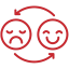 Red icon representing mood disorders.