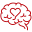 Red icon representing brainspotting therapy.