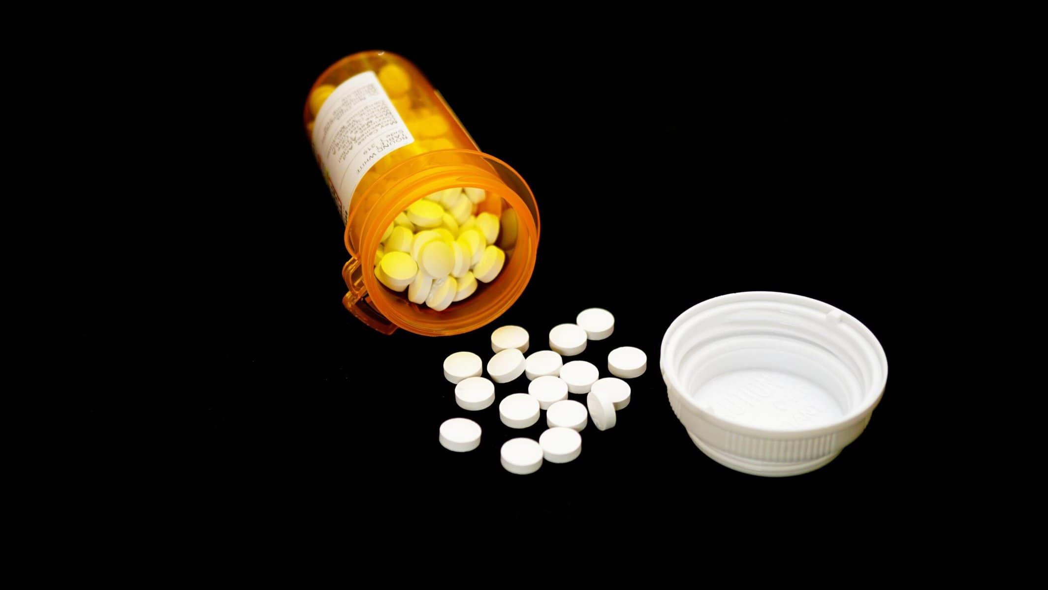 fentanyl pills and bottle