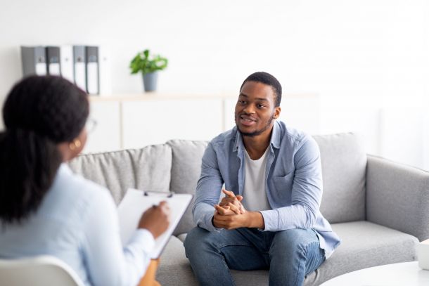 A man seeks Richmond, Kentucky Drug and Alcohol Rehab Resources.