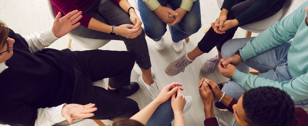 A group session during opiate addiction treatment in louisville, ky.